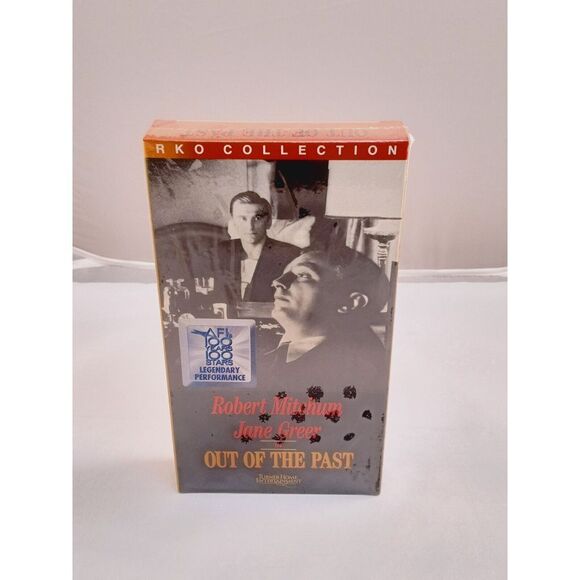 Out of the Past SEALED VHS 1989 RKO Collection B&W Turner Watermark Kirk Douglas